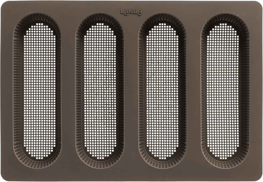 Lékué-Brotbackset, Silicone, brown, 30 x 25 x 15 cm (3000085SURM017)