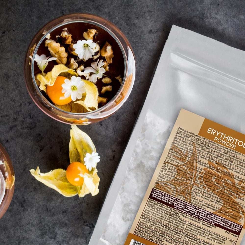 Bio Erythrit - Powder, 100% Bio, Vegan, Null Kalorien-1Kg Sweeteners Naty Shop
