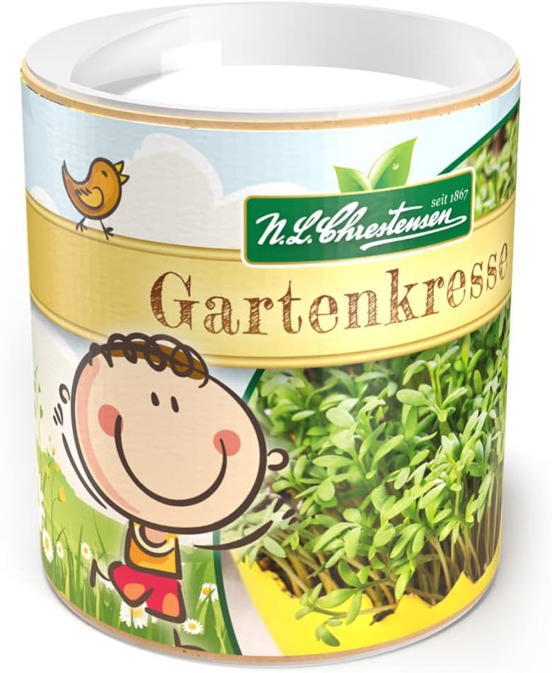 Marigold seeds Chrestensen Colorful Mix - Free pollinated seeds 30g for approx. 25m² - Shaker for garden children