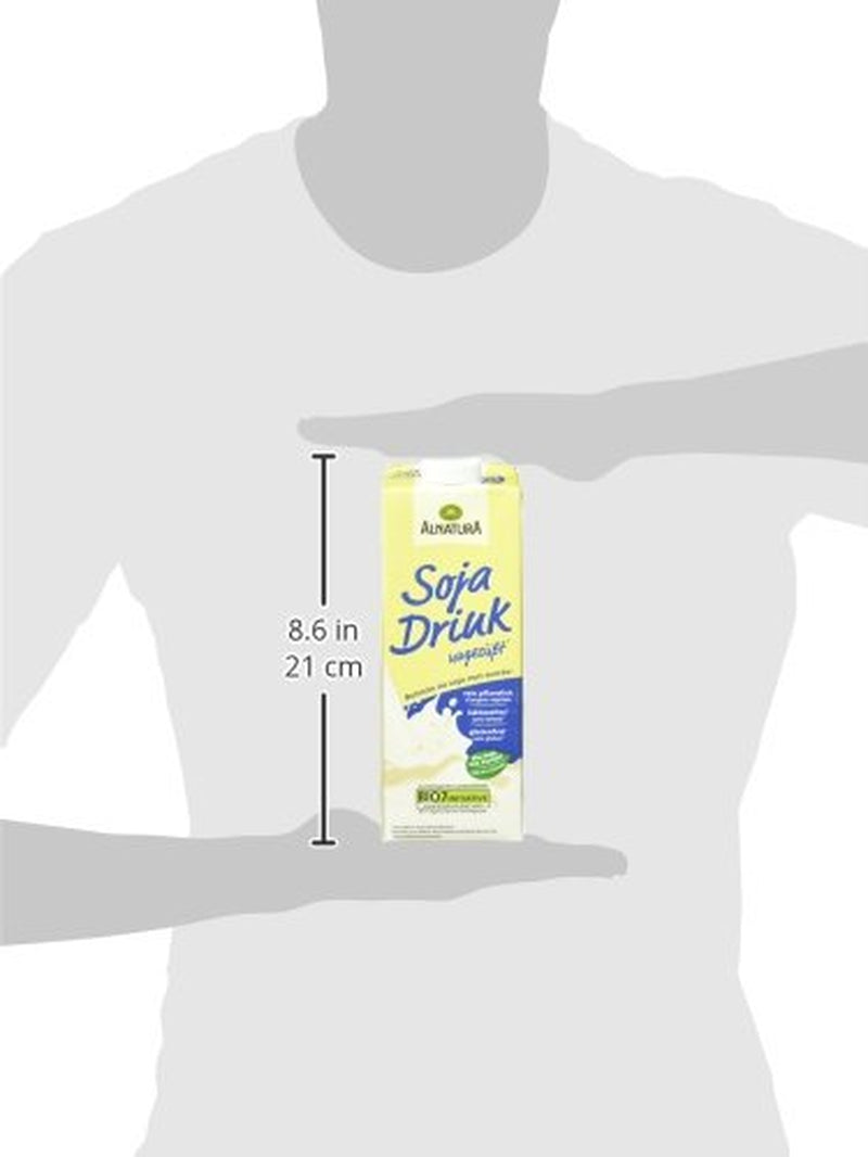 Bio Sojadrink, ungreased, gluten-free, lactose-free, vegan, 8er Pack (8 x 1 kg)