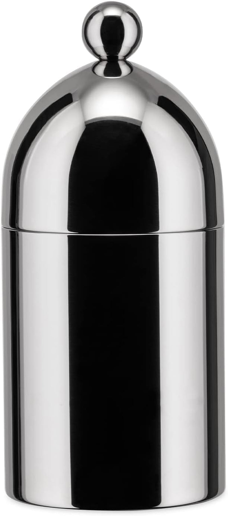 Zahărniță Alessi 90024 cu lingură, fabricată din oțel inoxidabil 18/10, lustruită până la strălucire intensă