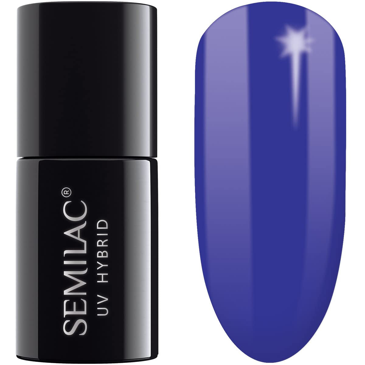 Semilac UV Nagellack Hybrid 404 Black Beans Muffin 7ml Kollektion Tastes of Fall