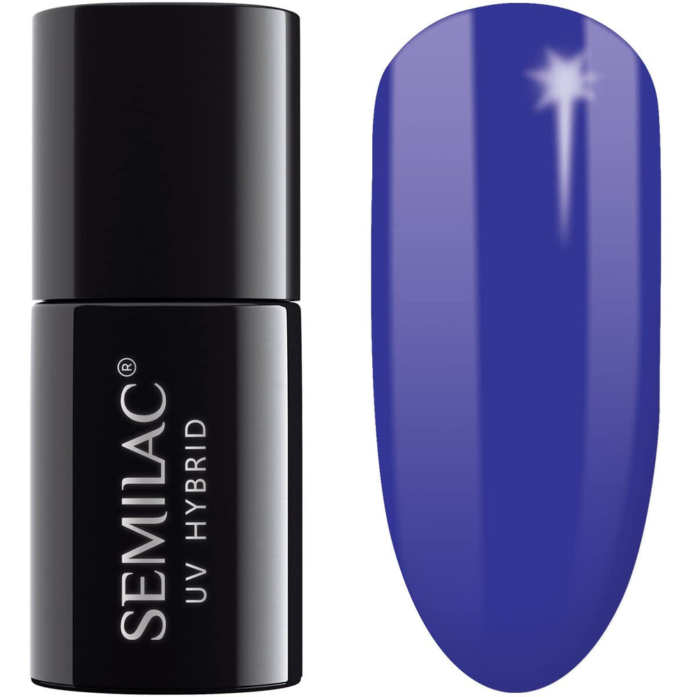 Semilac UV Nagellack Hybrid 404 Black Beans Muffin 7ml Kollektion Tastes of Fall