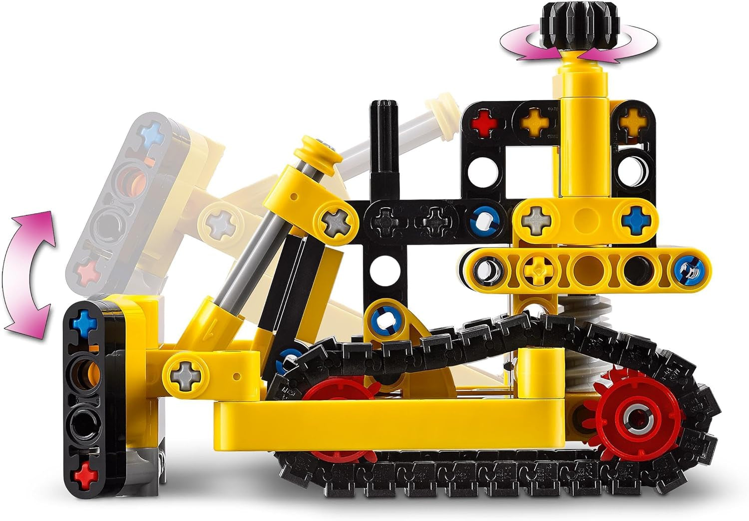 LEGO Technic Heavy Bulldozer Building Toy Bulldozer Add to Your Construction Site Construction Toy for Kids Tech Gift for Boys and Girls 7 Years Old 42163 Construction Sets Besuche den LEGO-Store