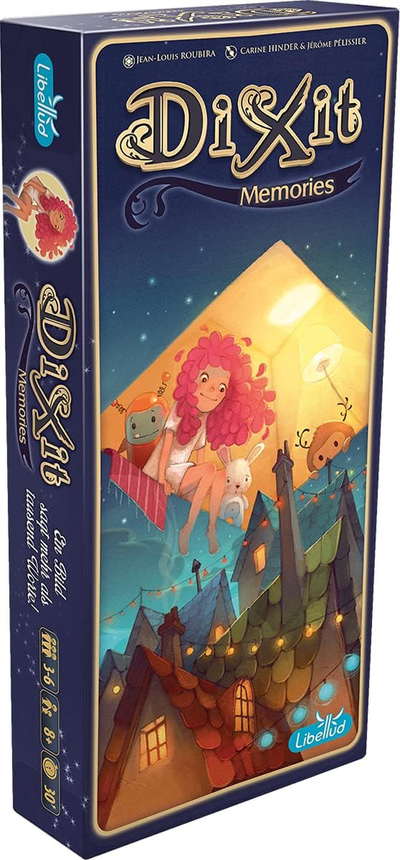 Asmodee, Dixit, German Version, Base Game, A Picture is Worth a Thousand Words, Creative Family Game for 3-8 Players Ages 8+, Game of the Year 2010 with 30 Minute Playtime