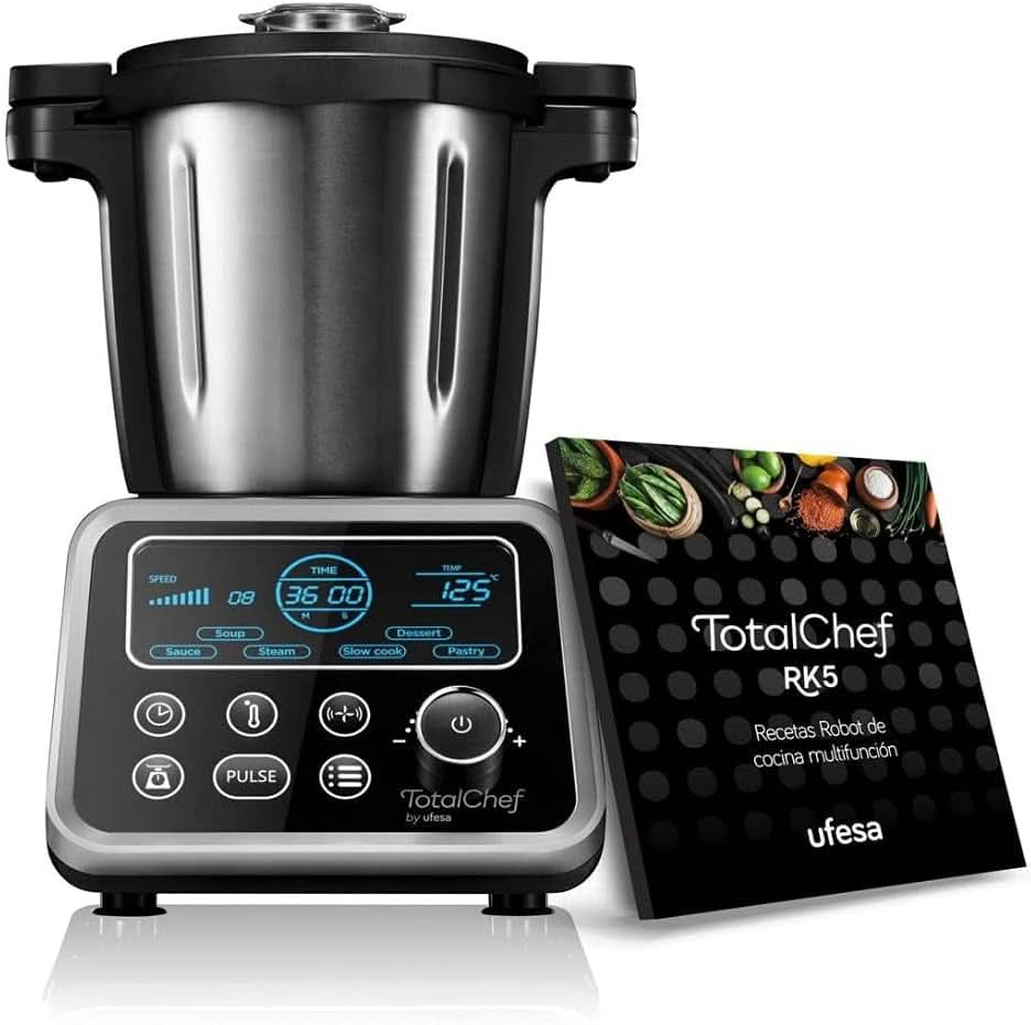 Ufesa Totalchef RK7, multifunctional food processor with cooking function, WLAN, 30 functions Naty Shop Totalchef Rk5