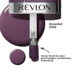 Revlon Ultra HD SNAP! Nail Polish, Glossy Nail Color, 100% Vegan Formula, No Base or Top Coat Required, 033 Grounded, 8ml