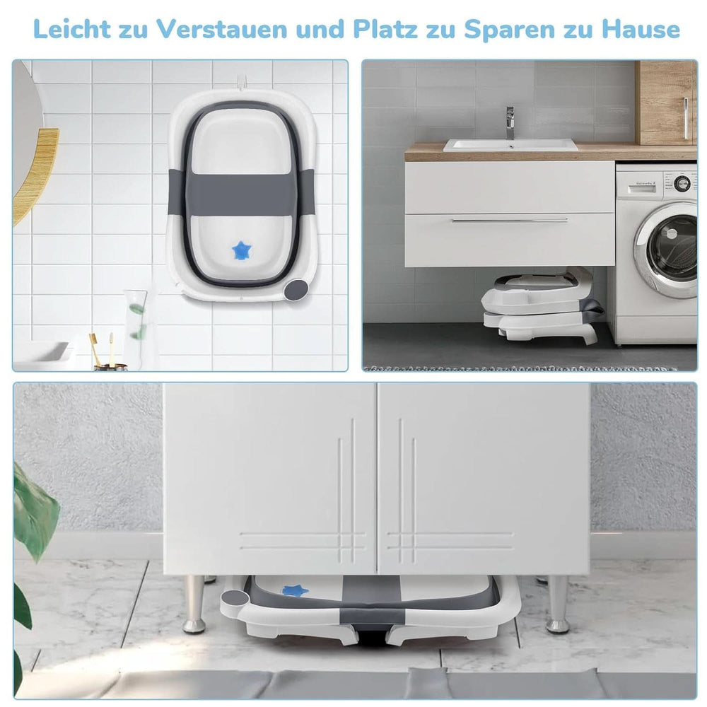 DEANIC portable and foldable bathtub, suitable for 0-6-12 months Mother and Child Naty Shop