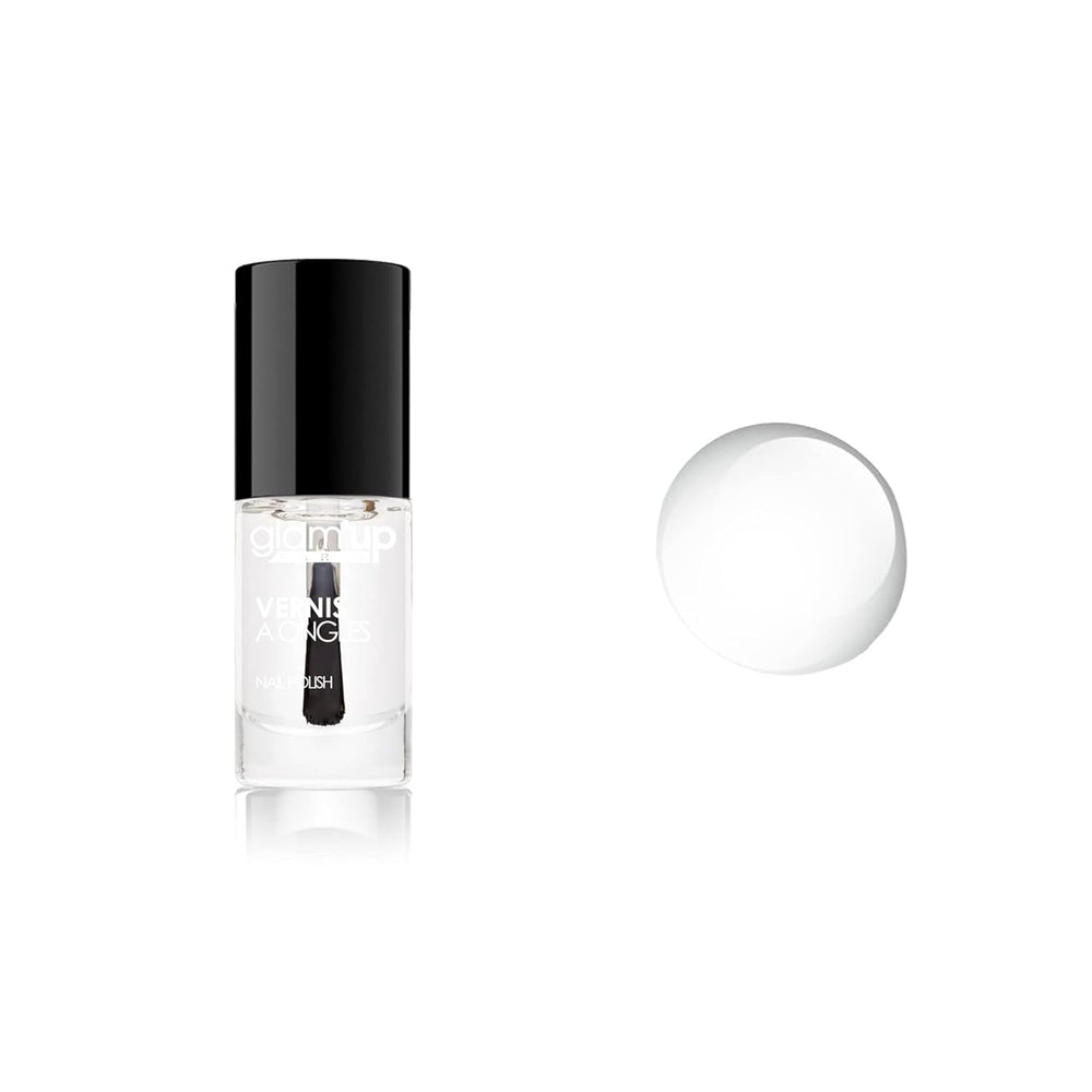 Glam'Up Paris, high-gloss, long-lasting, fast-drying nail polish, no. 100, transparent