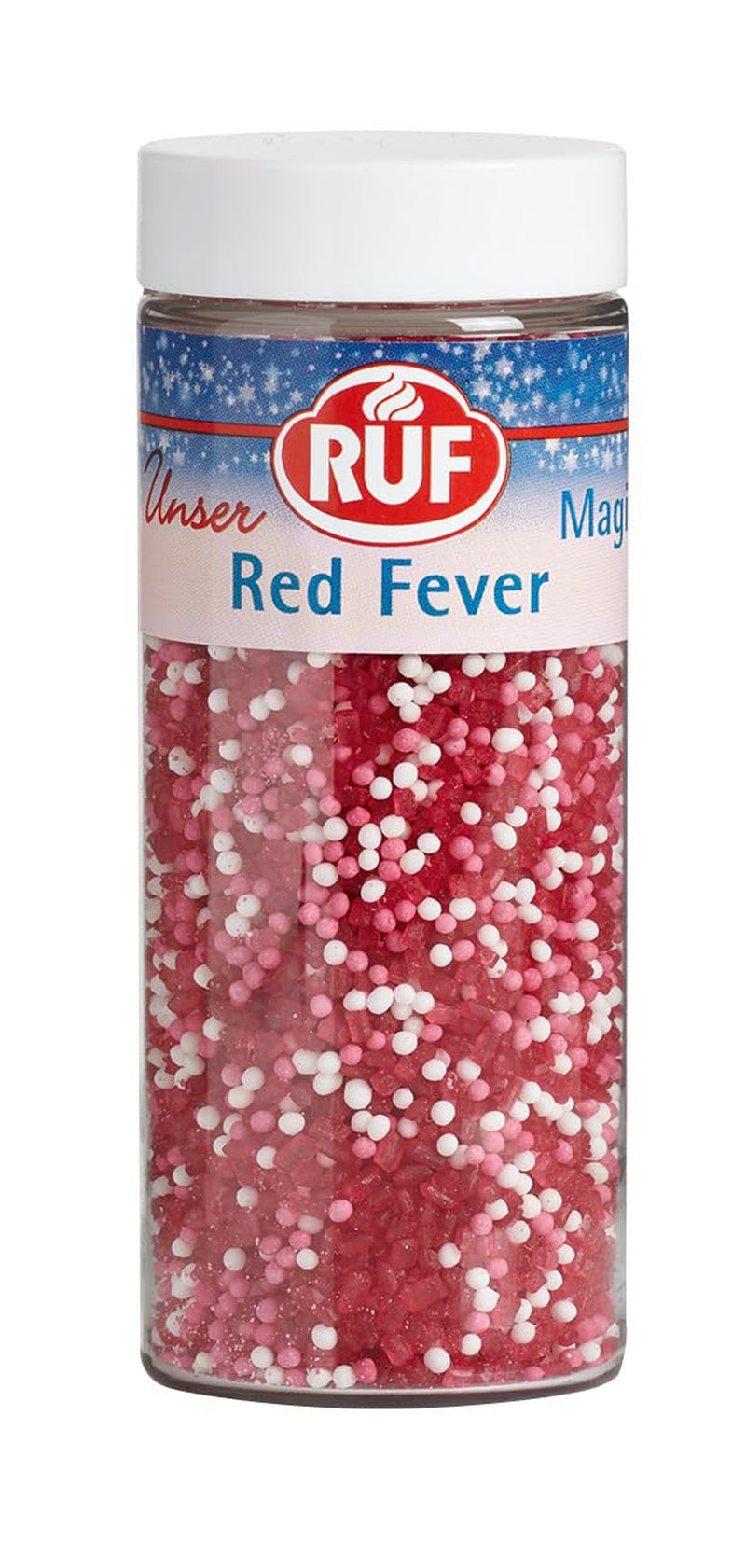 RUF Love Chocolate Chocolate Lentil Decorations, made from fine milk chocolate with a crunchy and colorful sugar glaze, 75g per box