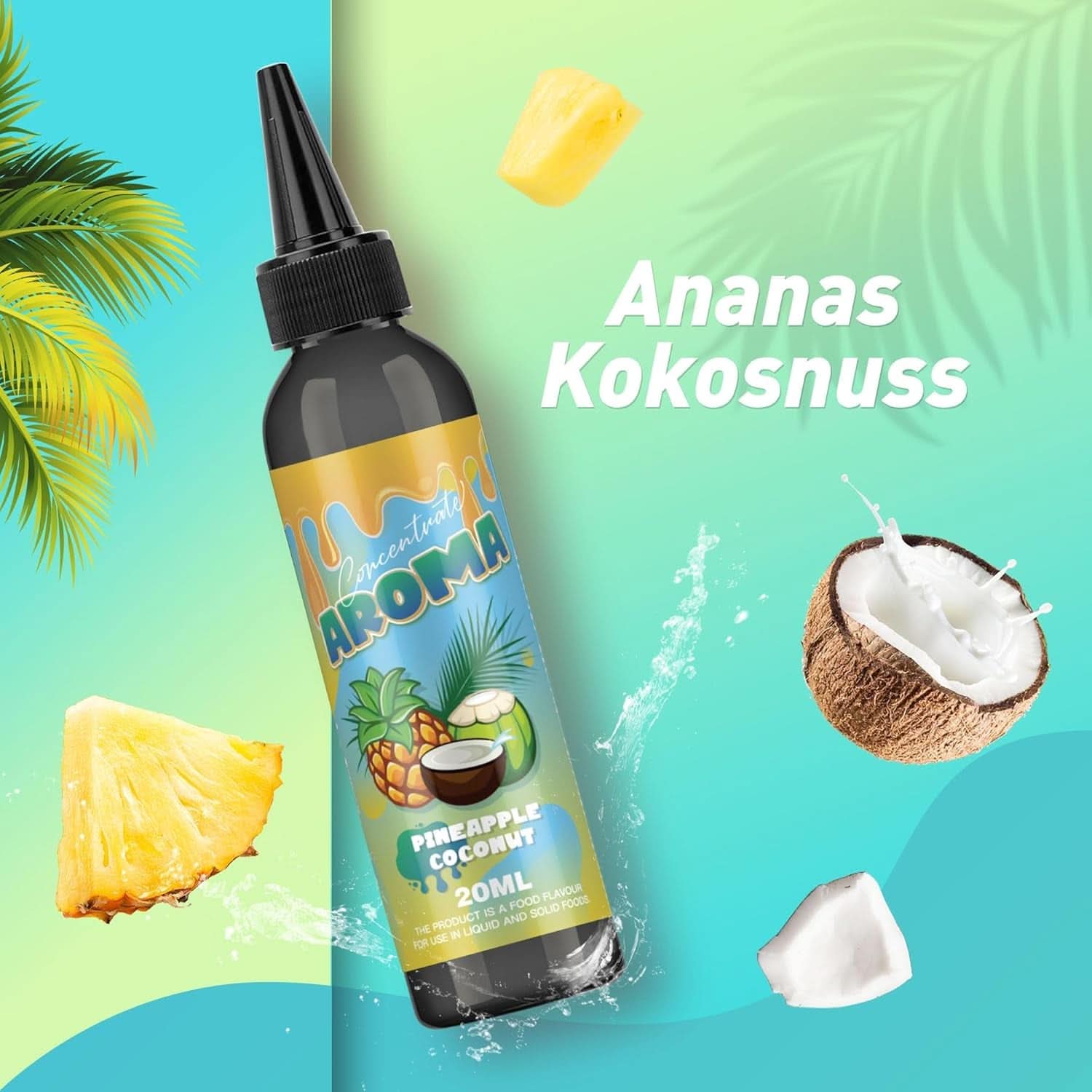 Aromă alimentară ananas nucă de cocos 20 ml Arome Naty Shop