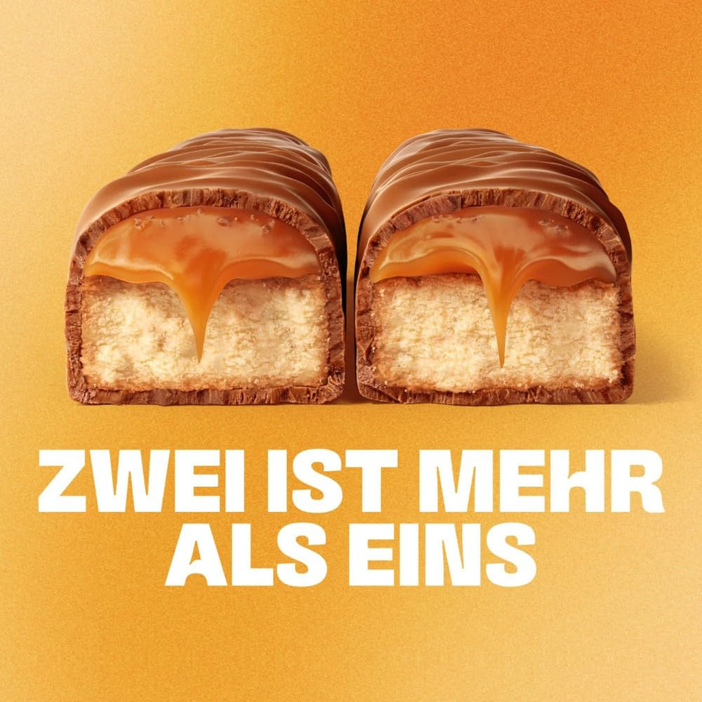 Twix Salted Caramel Chocolate Bars | Bulk pack of chocolate | 30 double bars (30 x 46g)