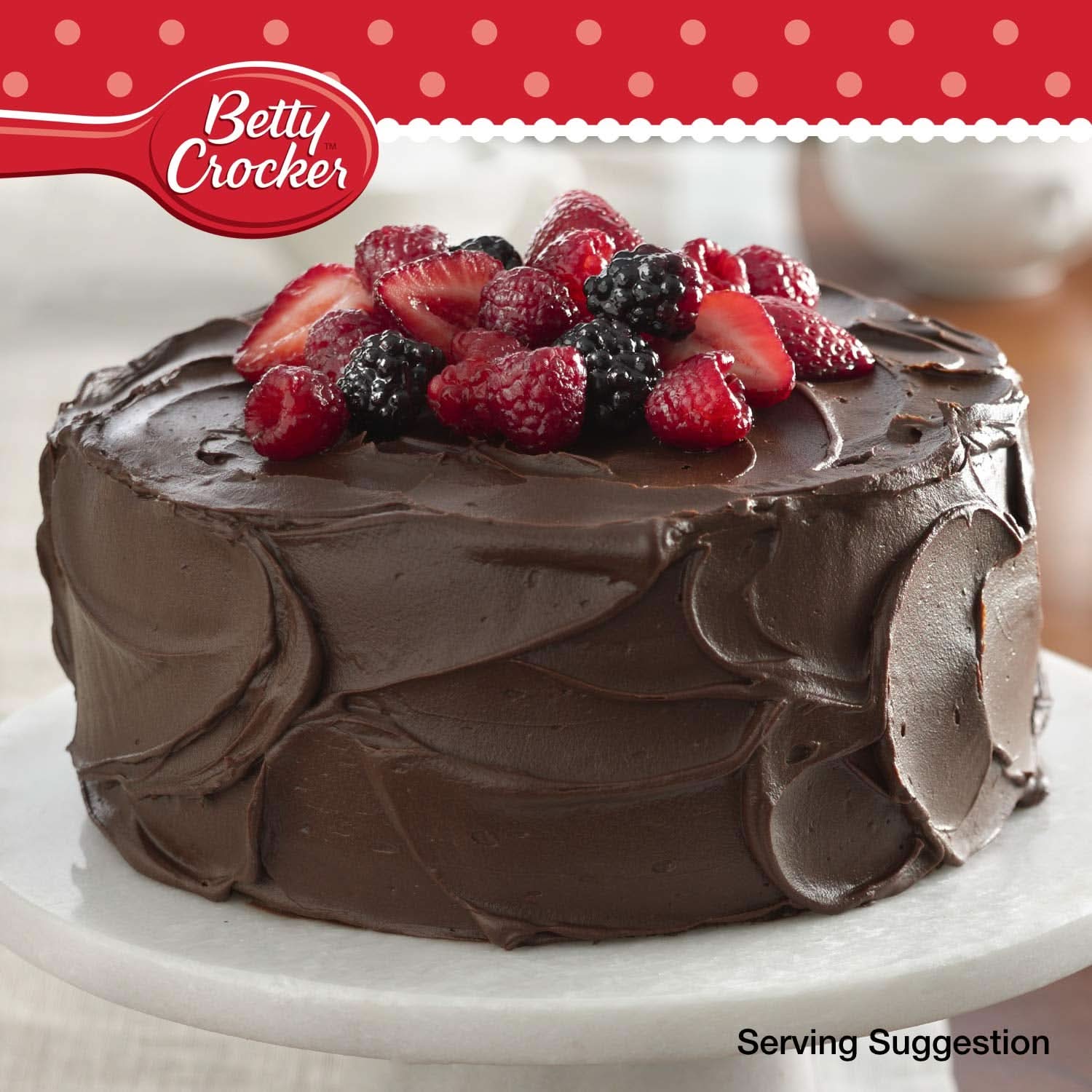 Betty Crocker, Cake icing with chocolate and caramel, 400 grams Glazes and Decor Naty Shop