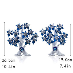 26,7 cm Turc rău ochi copac protecție rău ochi statuie pentru noroc, feng shui decorare copac pentru acasă Statuete si sculpturi Naty Shop