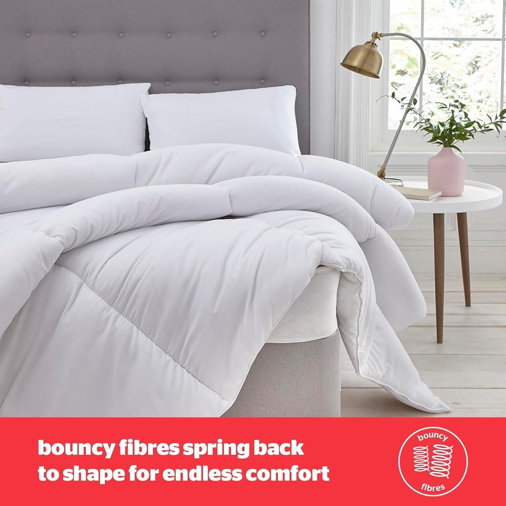 Silentnight bounceback duvet, 13.5 tog, king size, cotton blend fabric, white, king size Duvets and quilts Naty Shop