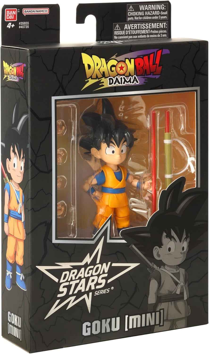 BANDAI - Dragon Ball Daima Kid Goku - Dragon Star Figure 17 cm - Kid Goku Figure with Accessories - Official Dragon Ball License - Movable Mini Goku Figure - Toy from 4 Years - 40735 Action figures Naty Shop