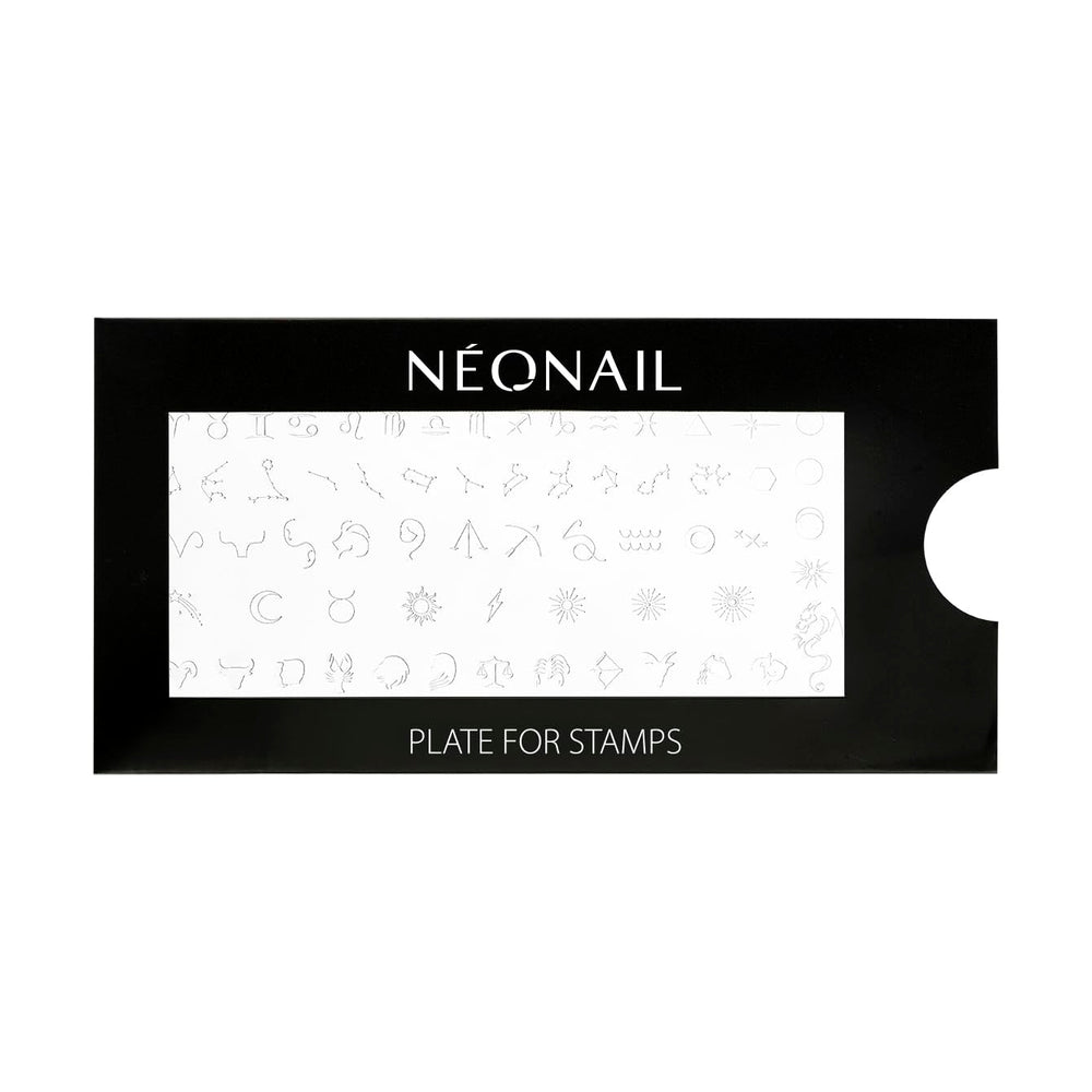 NÉONAIL Nagel Stempel Mit Schaber - Nägel Selber Machen - Nail Art Stamper - Nageldesign Für Nagel Schablone - French Nails Stempel - Silikon Nagelstempel