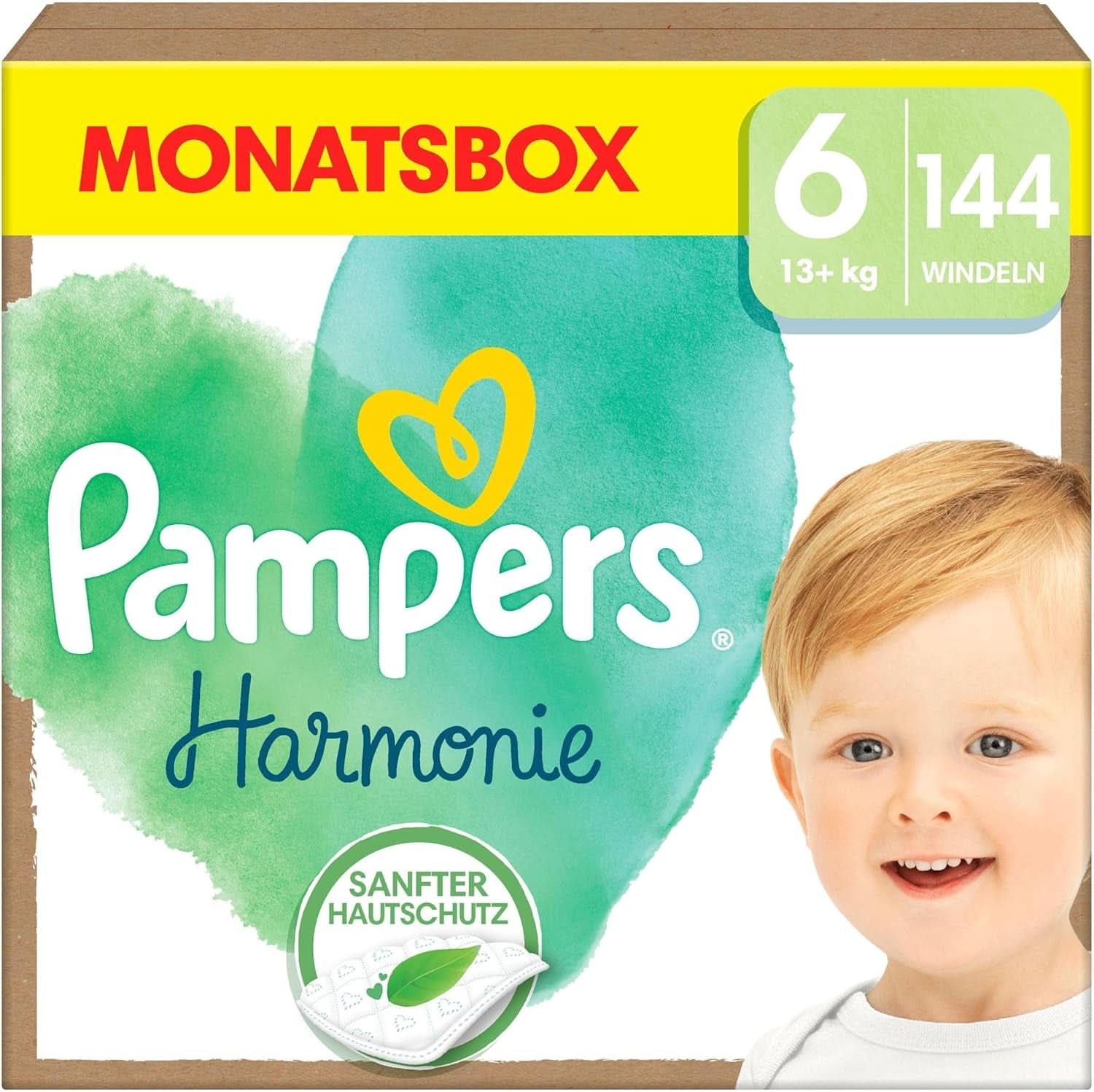 Pampers Baby diapers size 6 (13+Kg) Harmony, 144 pieces Mother and Child Naty Shop