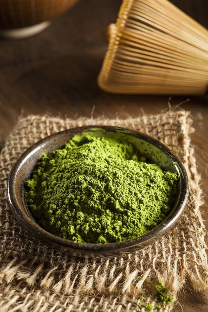 Pudră de ceai verde Umami Bio-Matcha – calitate culinară, cultivată în Uji, Kyoto (Japonia), din agricultură ecologică. Excelentă pentru băut sau pentru prepararea în bucătărie 100 g...