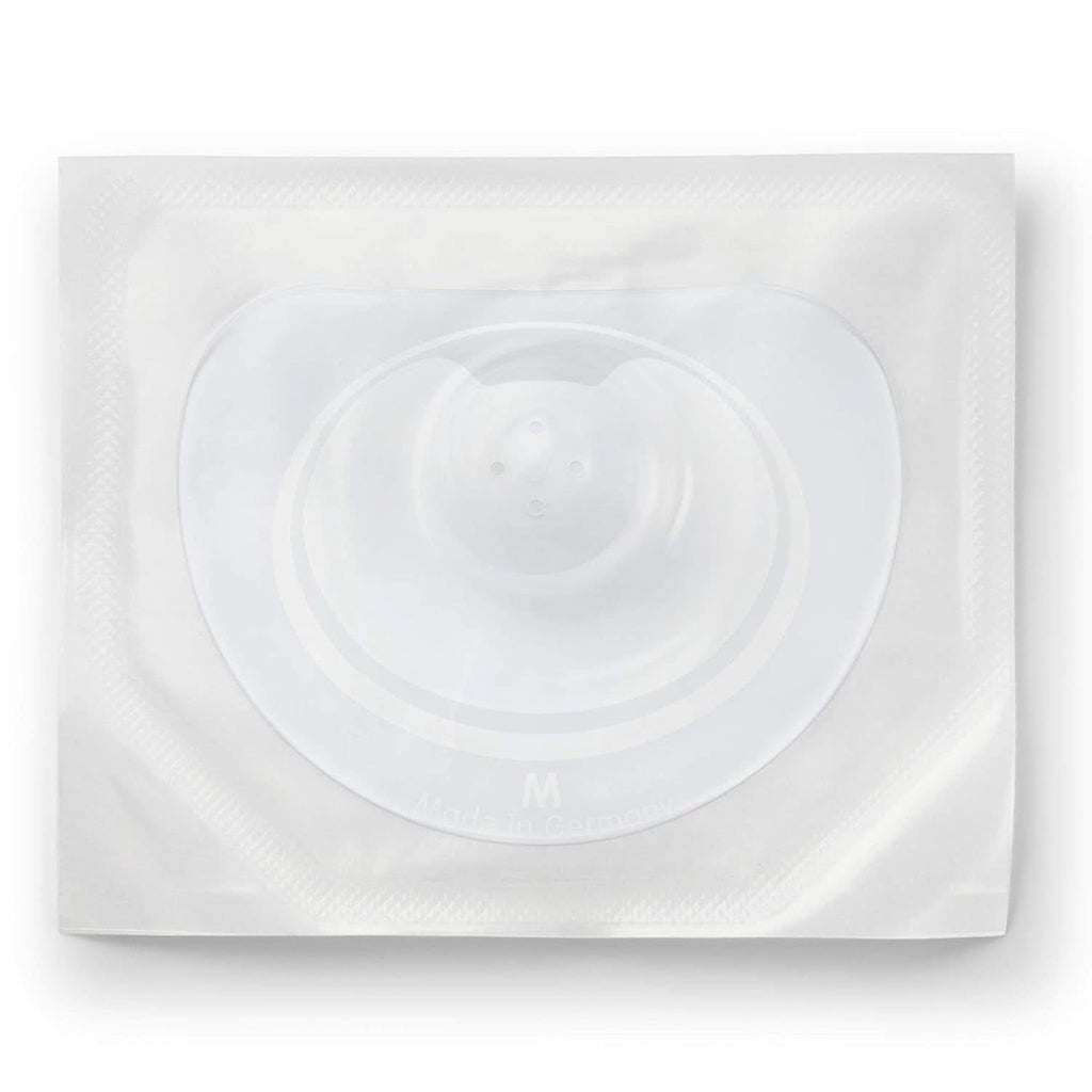 NUK Stillhütchen | Brusthütchen Zum Stillen | Schützt Vor Wunden Brustwarzen | Dünnes Silikon | Größe M (20Mm) | Inklusiv Schutzdose | 2 Stück Accesorii Hrana si Alaptare Bebe Naty Shop