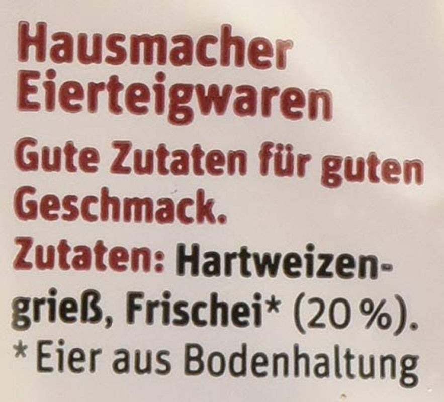 tegut... Noodles with egg, corkscrew, 1 x 500 g