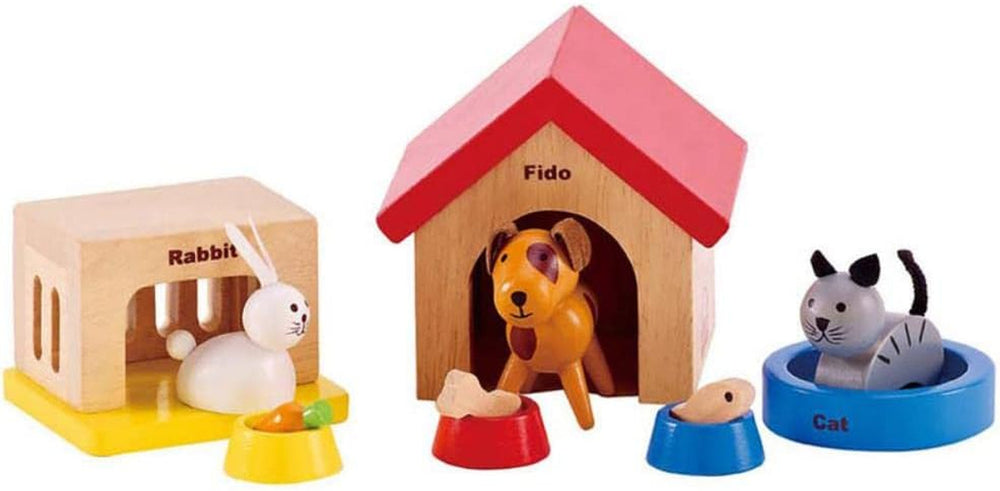 Hape E3459 - Children's room, small Dollhouses Naty Shop Pets
