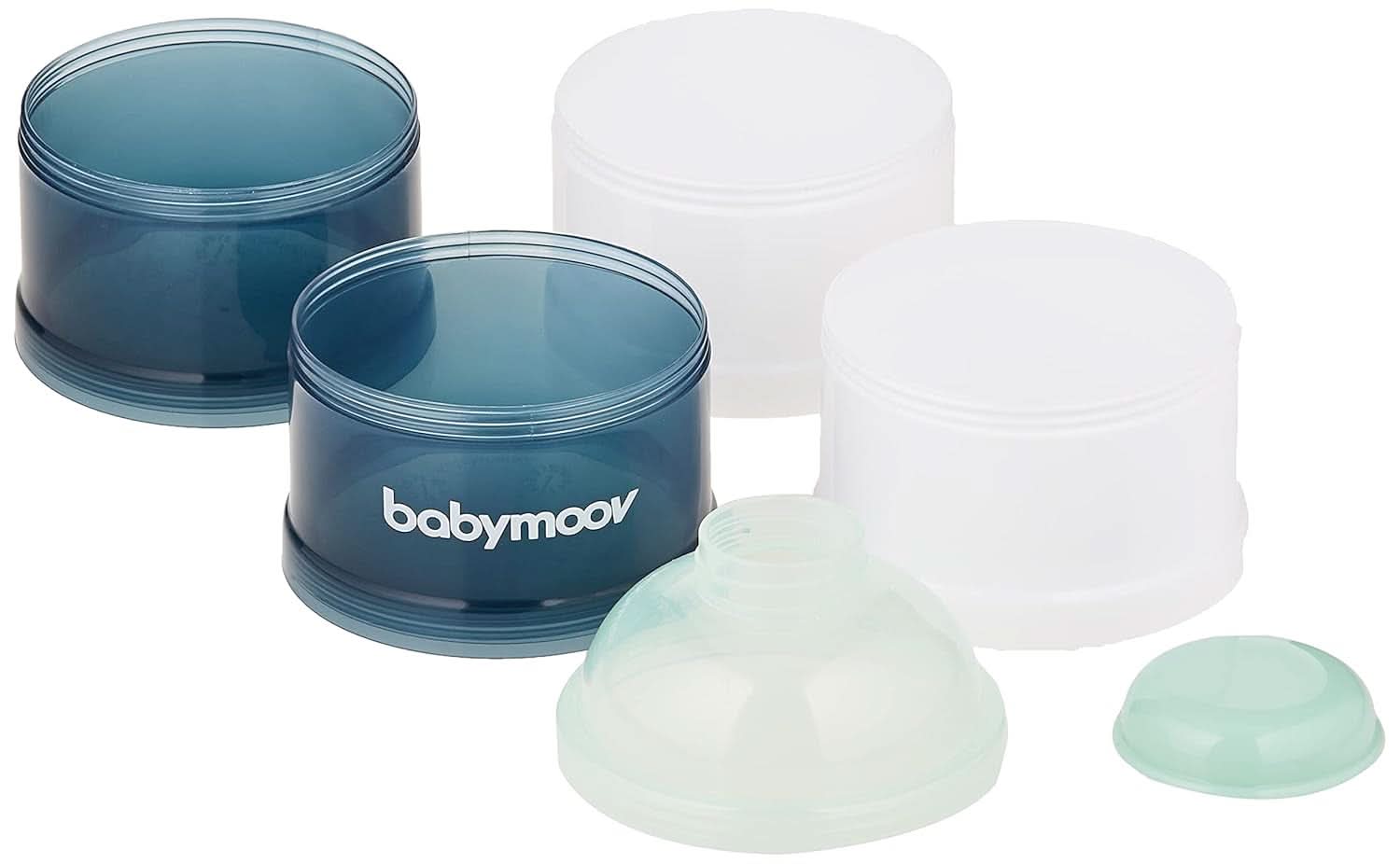 Babymoov Milchpulver-Portionierer, Arctic Blue, 4 Fächer Accessories Food and Breastfeeding Bebe Naty Shop