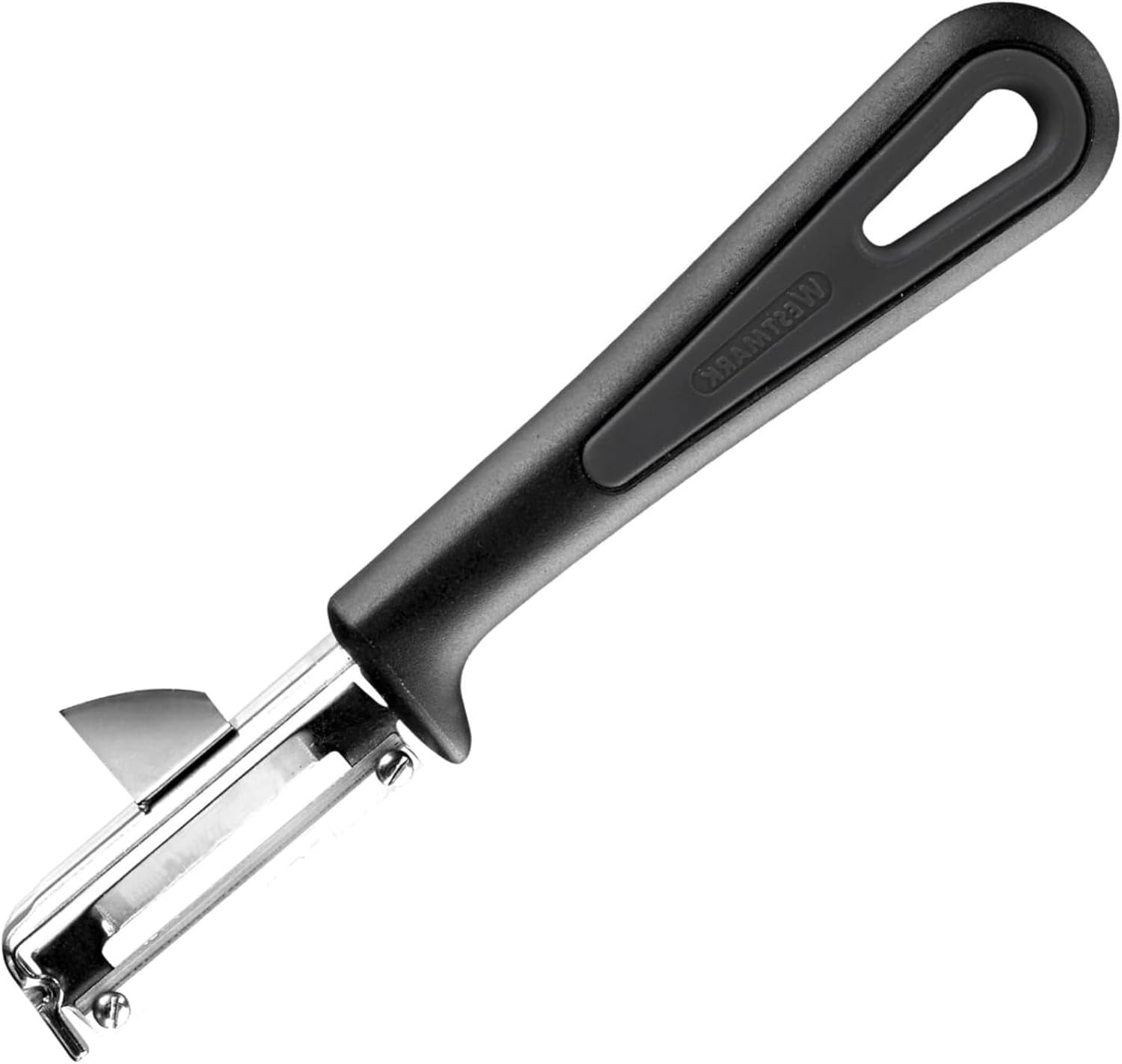 Westmark 29092270 Sparschäler Gallant, Pp/Tpe/Edelstahl, Schwarz / Rot, 16.5 X 3.7 X 2 Cm Peeler Naty Shop Gentle (for lefties)