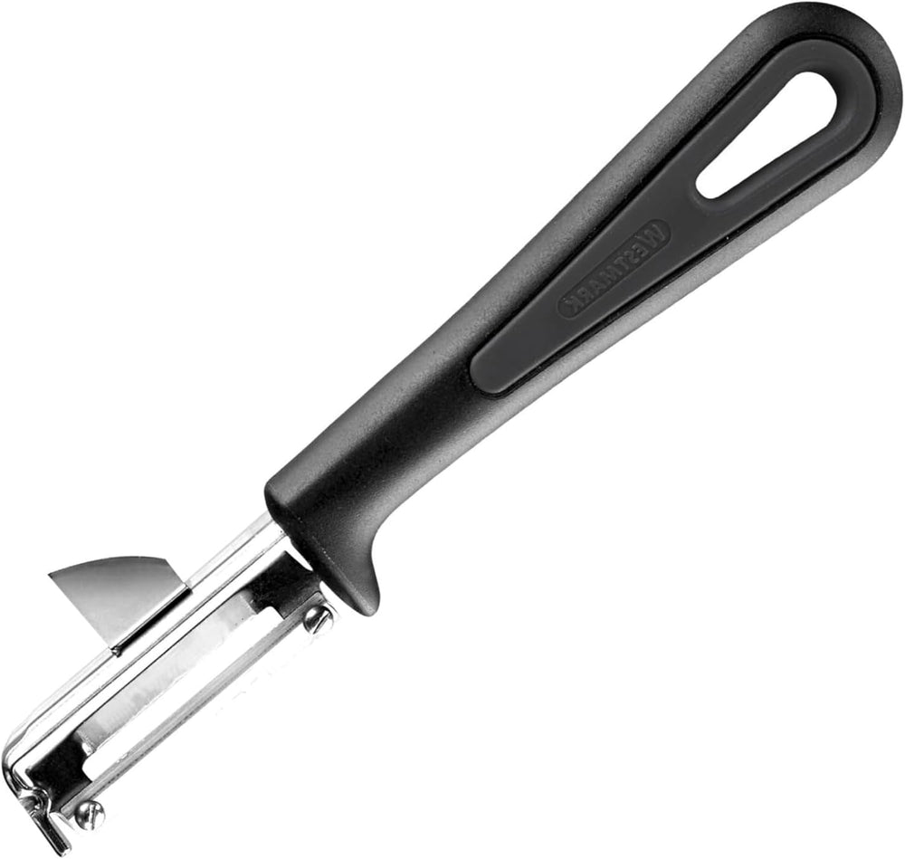 Westmark 29092270 Sparschäler Gallant, Pp/Tpe/Edelstahl, Schwarz / Rot, 16.5 X 3.7 X 2 Cm Peeler Naty Shop Gentle (for lefties)