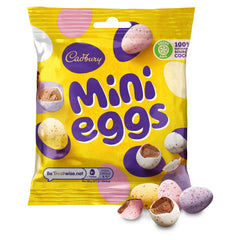 Pungă solidă cu ouă mici de ciocolată (80g) într-o tavă cu zahăr crocant (Easter Forms)
