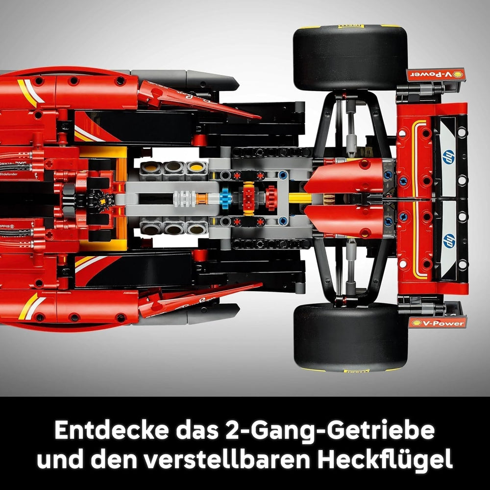 LEGO Technic Ferrari SF-24 F1 Race Car - Model car for adults - Formula 1 collectible set - V6 engine, gearbox, steering and DRS in 1:8 scale - Gift for fans of motor sports and racing cars 42207 Building sets Beuche den LEGO-Store