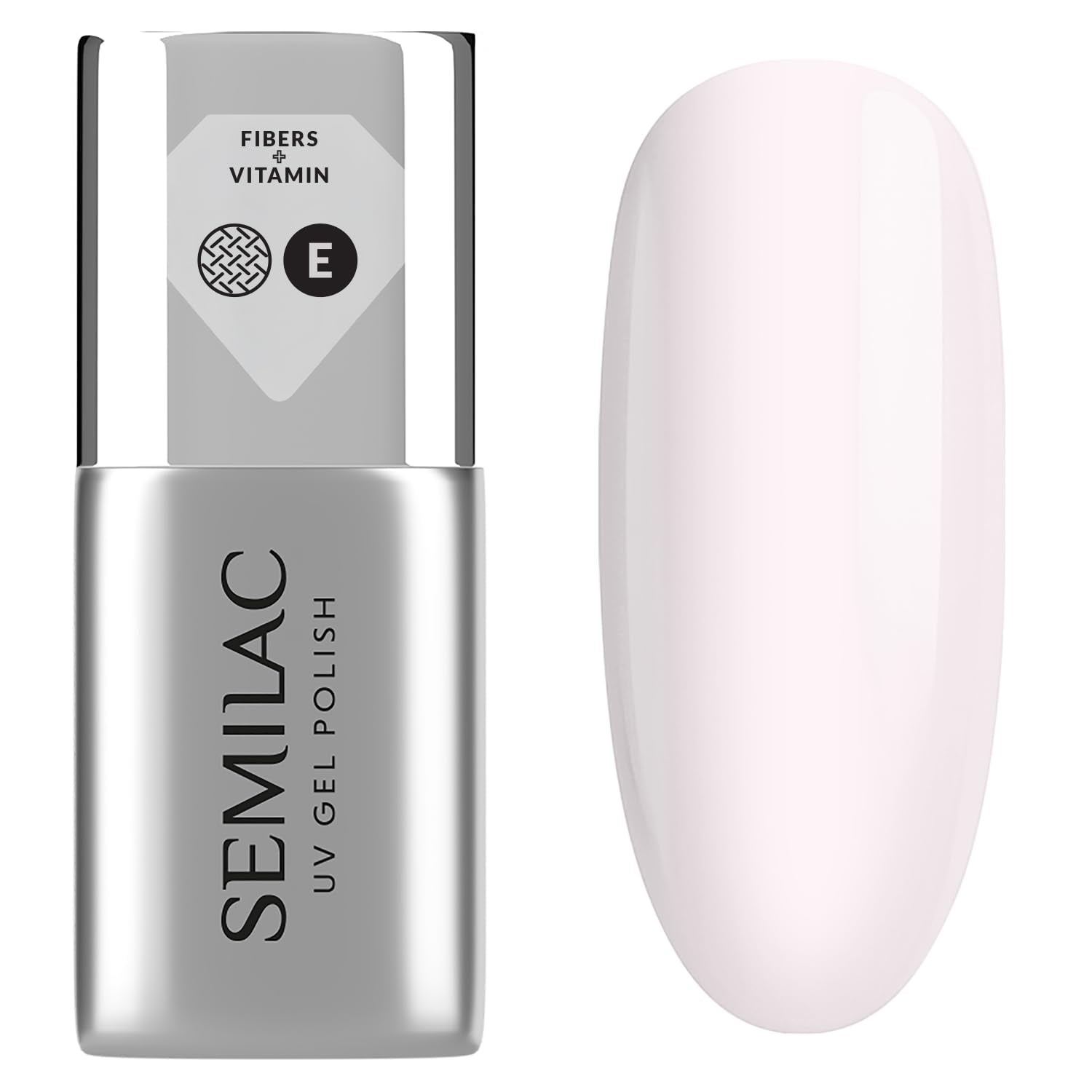 Semilac Pure&Clean UV nail polish base 7 ml – Self-leveling hybrid base for sensitive nails
