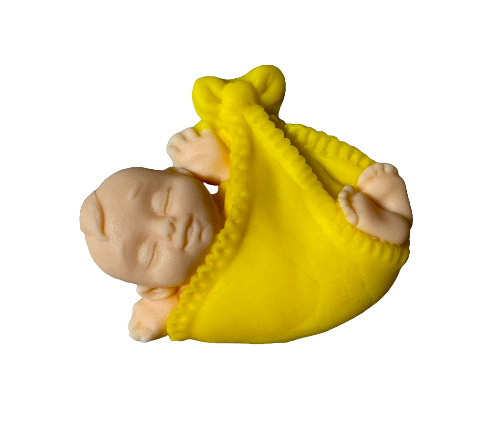 Decoratiune comestibila din zahar, Bebelus Decoratiuni din Pasta de Zahar Naty Shop