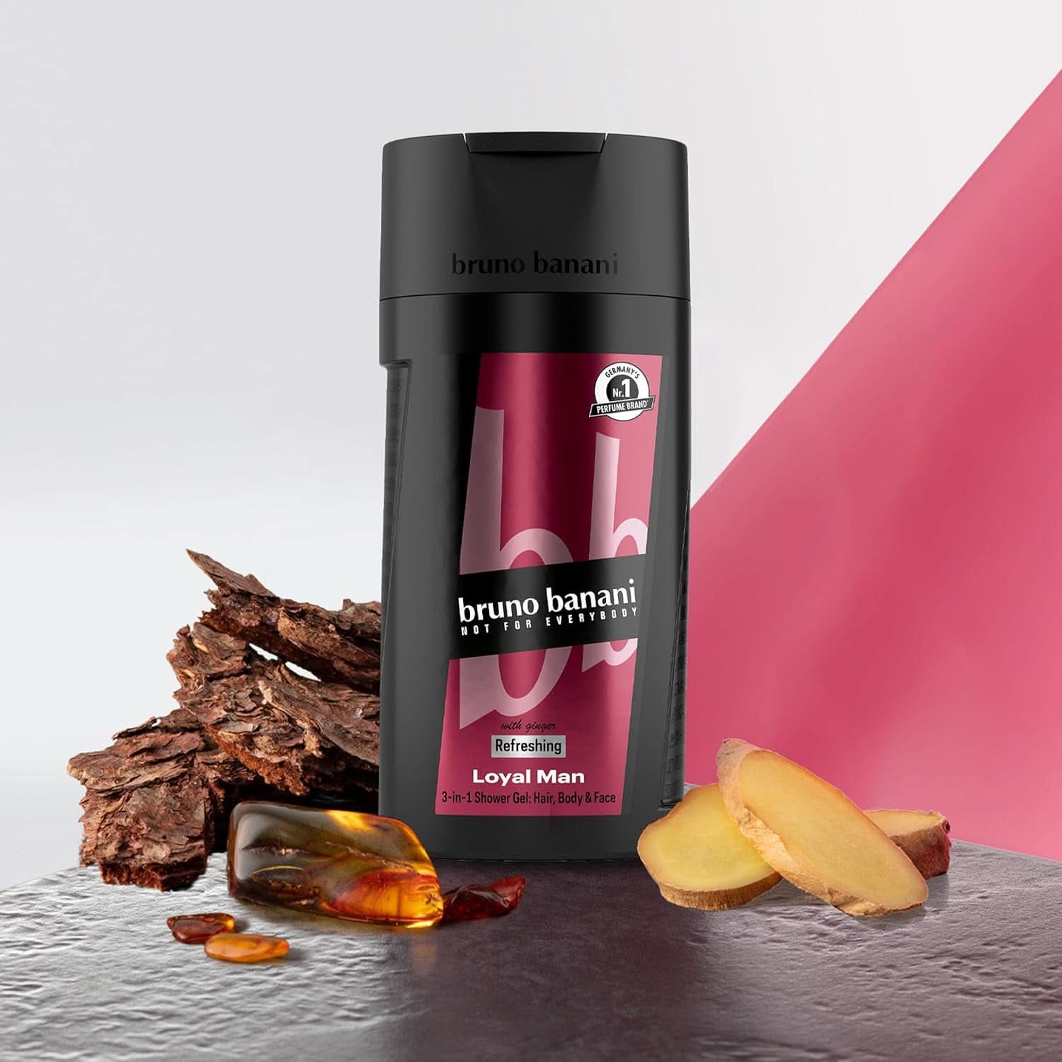 Bruno Banani Loyal Man 3 in 1 shower gel for body, hair and face, men, 250 ml Shower and bath Naty Shop