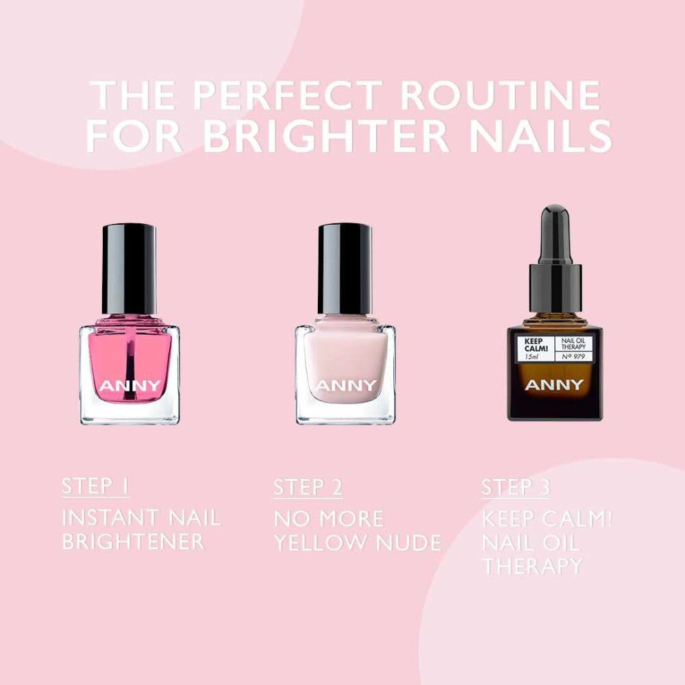 ANNY No More Yellow Nude - Oja specială pentru iluminare optică și un aspect sănătos - 15 ml
