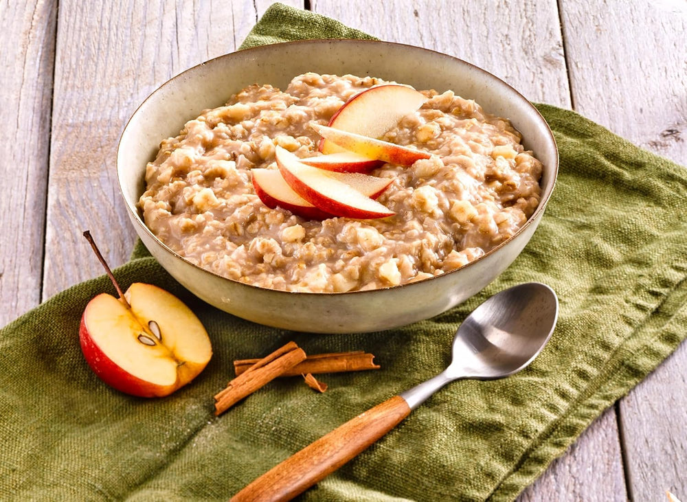 RUF Cinnamon Apple Oatmeal with Whole Oat Flakes, Delicate Cinnamon Flavor and Dried Apple Pieces, Snacks, Bulk Pack, 1 x 400g