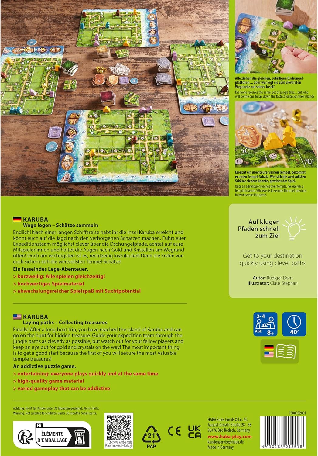 HABA Karuba, strategy and board game