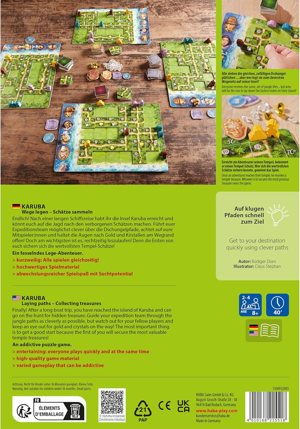 HABA Karuba, strategy and board game