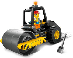 LEGO City Road Roller Construction Vehicle for 5 Years Old Kids Steam Roller Toy with Construction Worker Minifigure Imaginative Play Experience for Boys and Girls Small Fun Gift 60401 Construction Sets Besuche den LEGO-Store