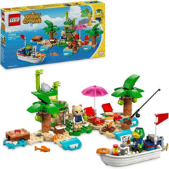 LEGO Animal Crossing Käptens Island Boat Tour, creative toy for children with 2 minifigures from the video game series including Huschke, gift for girls and boys from 6 years 77048 Building sets Besuche den LEGO-Store Single