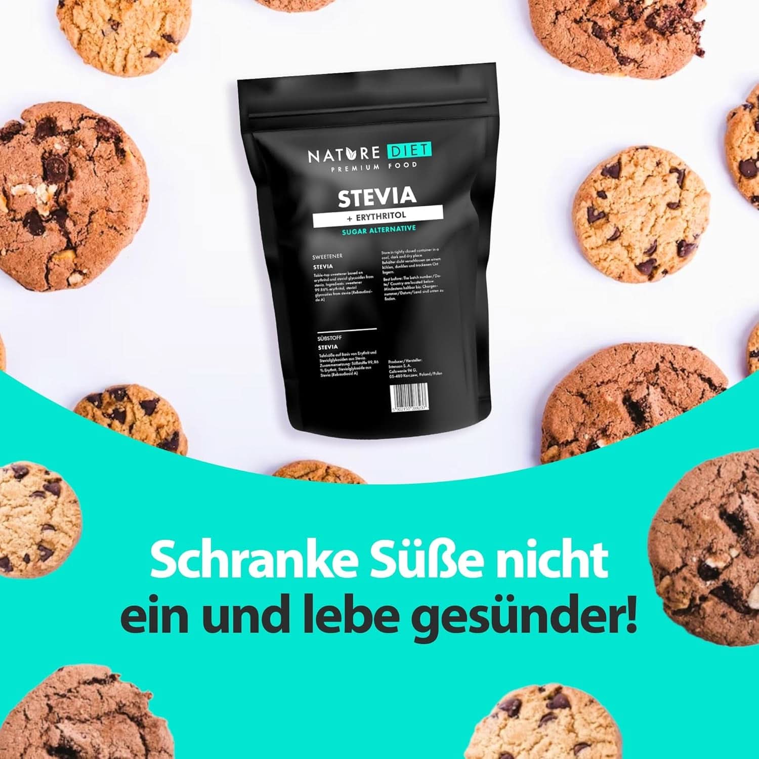 Nature Diet - Stevia Sweetener, 1 Kg Sweeteners Naty Shop