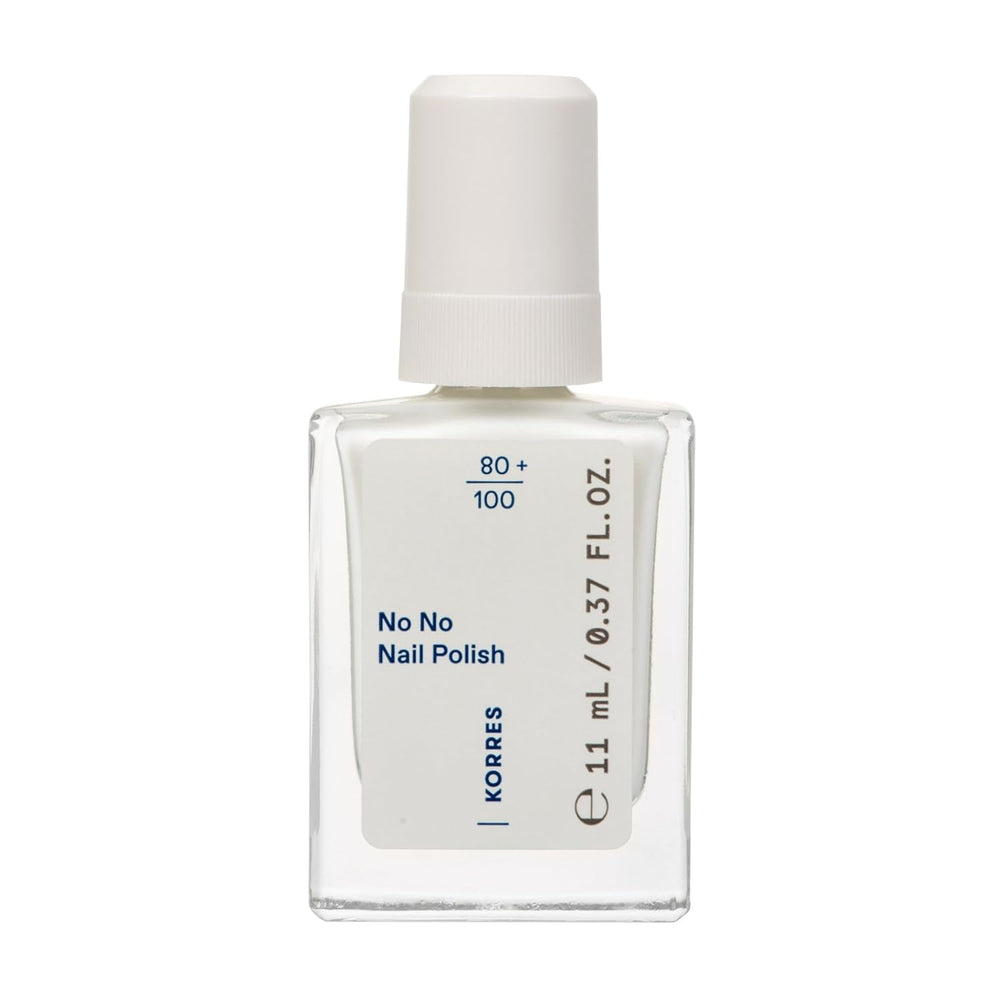 KORRES No No nail polish base - 10% vegan base without release, for long-lasting, chip-resistant color, 11 ml - naturally manicured nails, no harmful substances