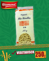DIAMOND Mie Noodles, wheat noodles without egg, quick and easy to prepare, vegetarian - 8 x 250 g