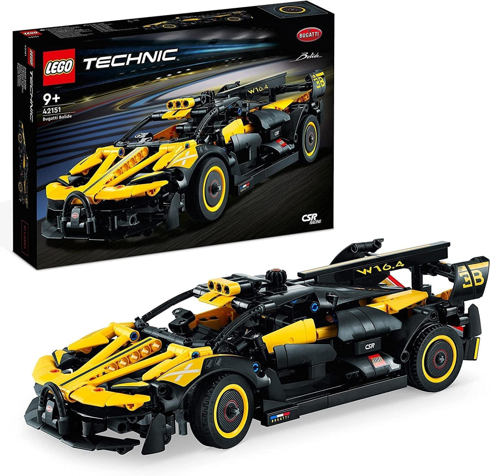 LEGO Technic Bugatti Race Car, Car Model Kit, Sports Car Toy, Iconic Collectible Car Set, Building Toy From 9 Years 42151 Building Sets Besuche den LEGO-Store Default Title