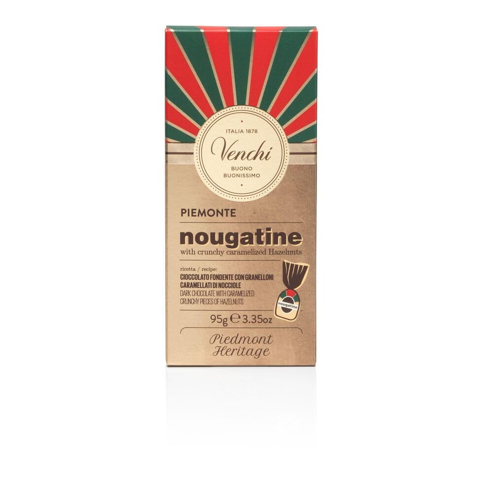 Venchi milk chocolate with whole PGI Piedmontese hazelnuts, 100g - gluten-free