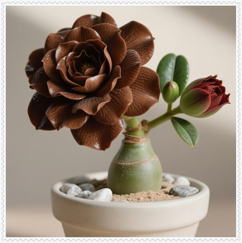 Blumenzwiebel Mix, Lebende Pflanzen,Winterhart pflanzen,Mehrjährige Blumenzwiebel ist winterhart, Mysteriöse magische Glühbirne,Gift-1 Wüstenrose knollen -C