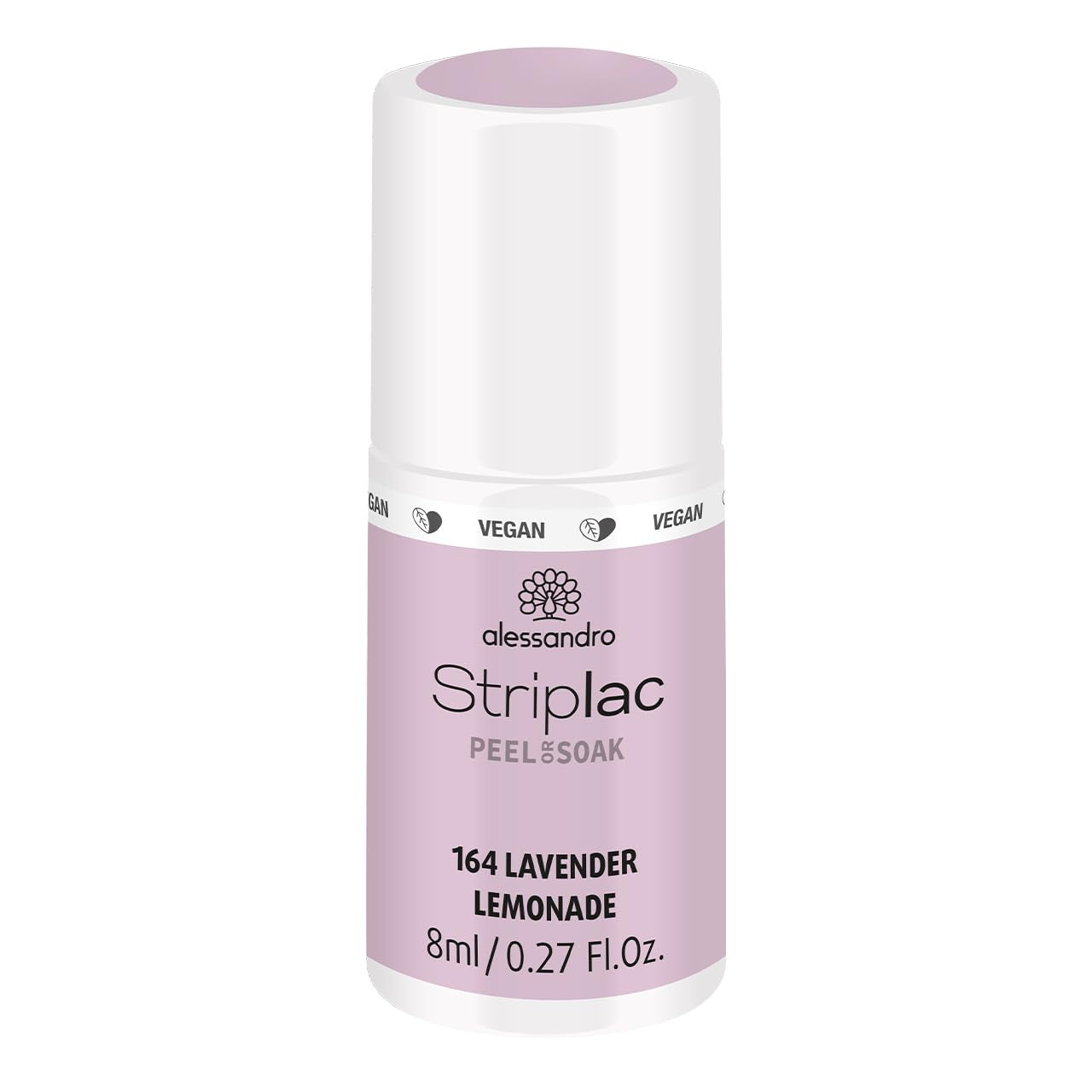 UV nail polish alessandro Striplac Lavender Lemonade – Delicate and long-lasting – Easy removal thanks to the removal technology – Vegan and cruelty-free – 8 ml