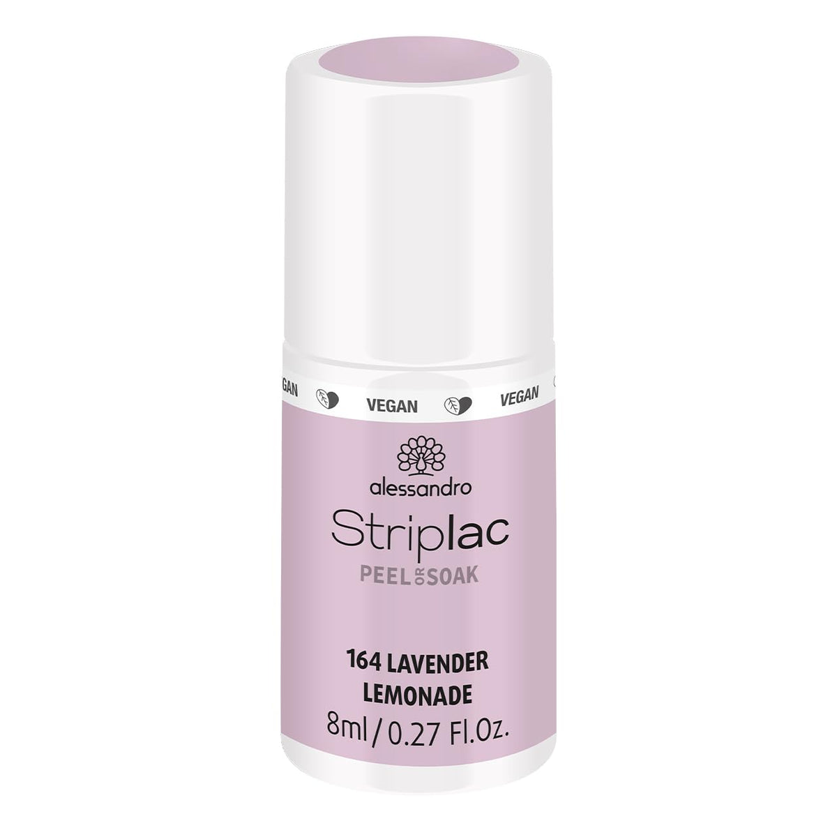 UV nail polish alessandro Striplac Lavender Lemonade – Delicate and long-lasting – Easy removal thanks to the removal technology – Vegan and cruelty-free – 8 ml