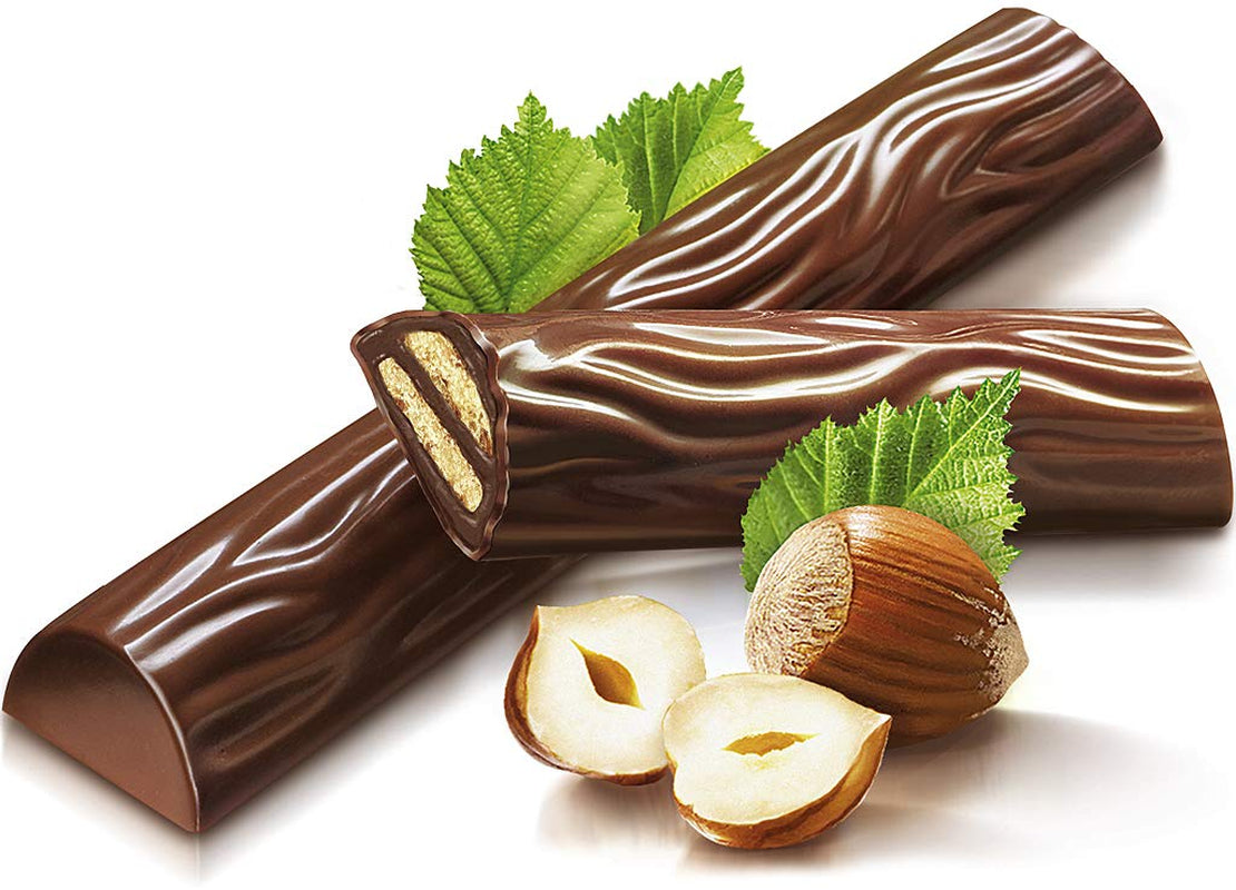 Ferrero duplo Large Pack - Chocolate Bars with Fine Nougat Creme, Crunchy Wafer and Fine Milk Chocolate - Carnival and Mardi Gras Sweets - 15 Packs of 18 Individually Wrapped Bars