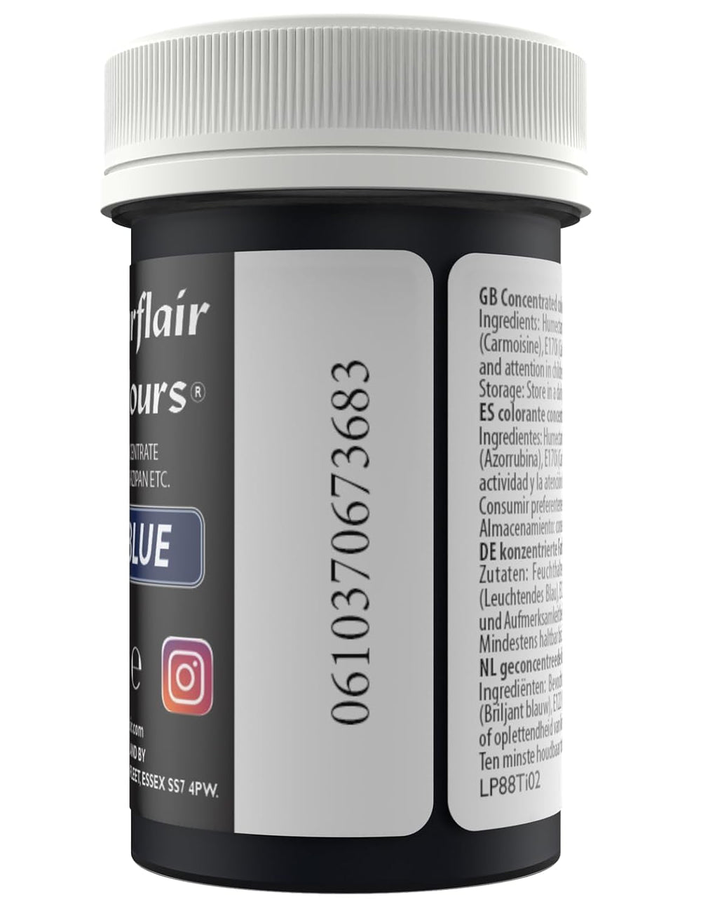 Colorant alimentar Sugarflair Paste Pastel Aztec Blue, colorant alimentar pentru paste, fondant și marțipan, culori concentrate Spectral - 25 g